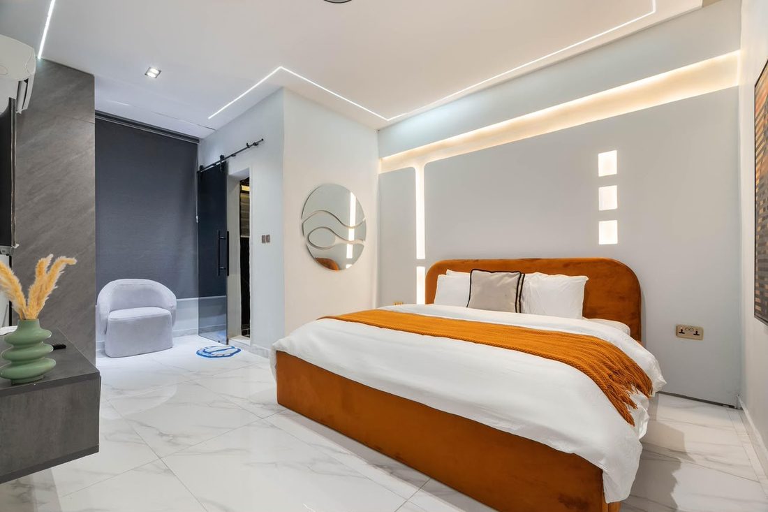 Bedroom fully restored and deep cleaned